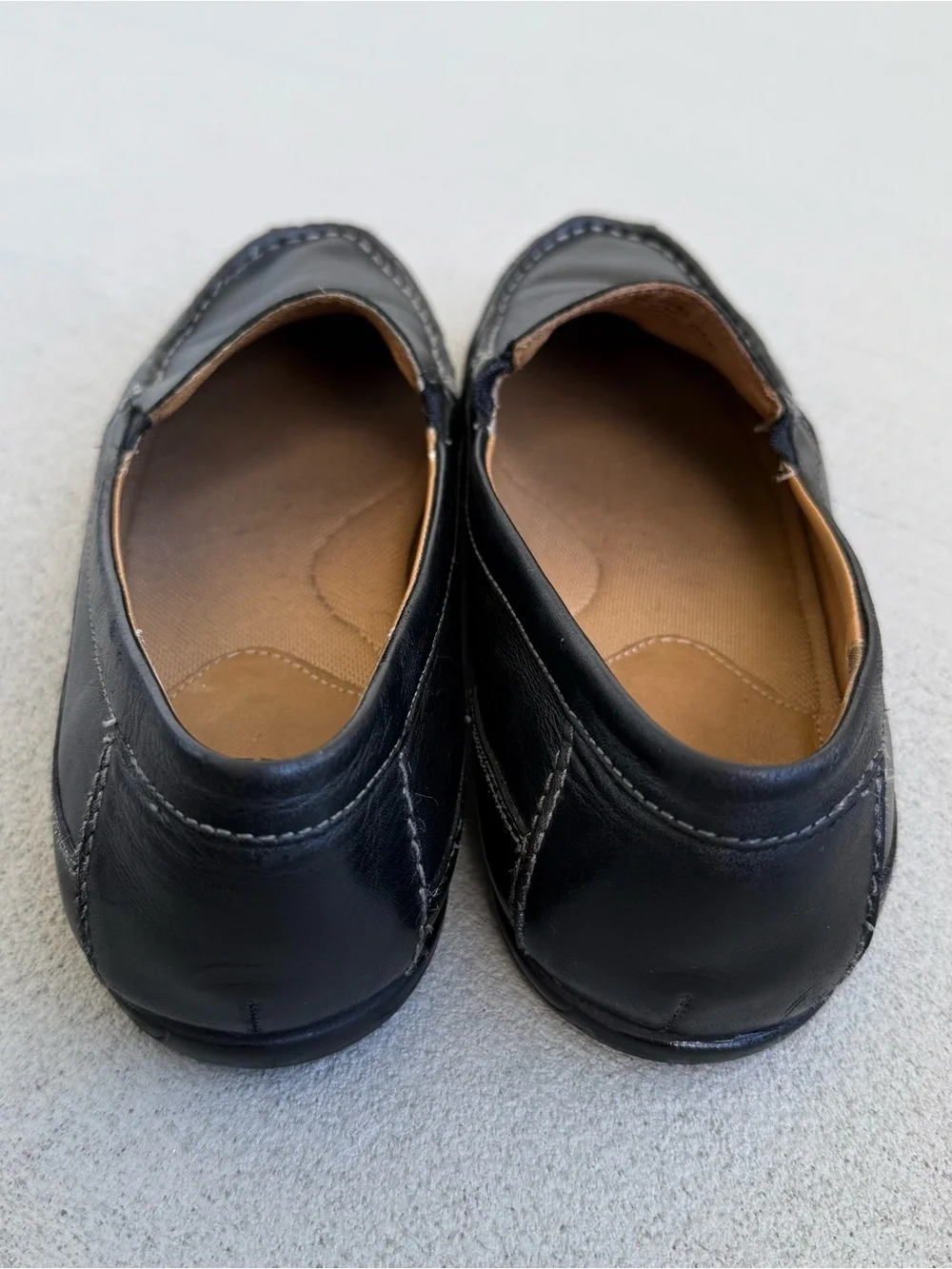 Johnston & Murphy Boy's Locklin Venetian Black Leather Loafers 28-3981 Size 6 M